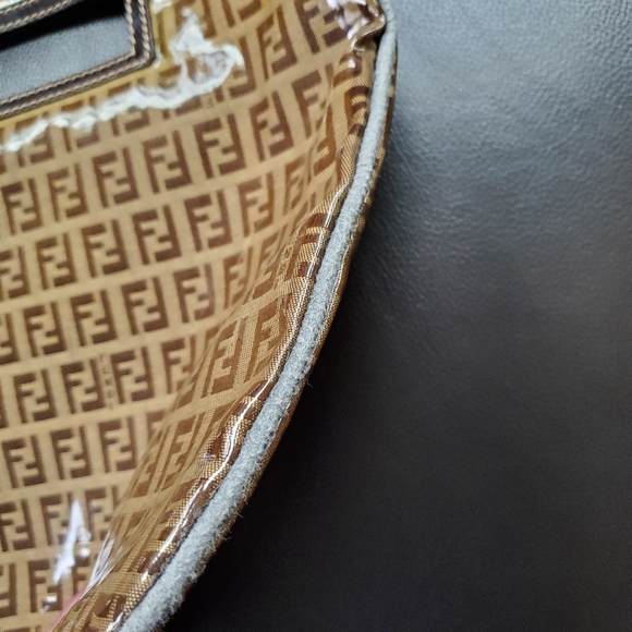 Vintage Clutch Handbag Bag Zucca Authentic - Picture 6 of 13